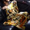 Custom Name excavator Theme Printed Blanket - Perfect for Couch, Bed, Travel & Outdoor Use | Machine Washable, Cozy & Durable.