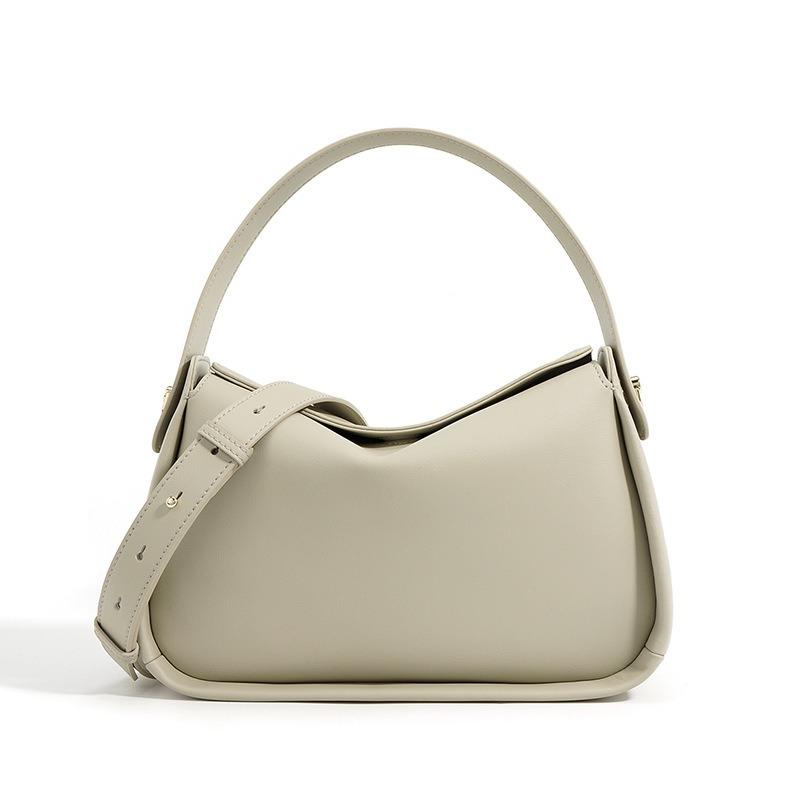 Leather women's bags, high-end niche design women's handbags, fashionable large-capacity commuter messenger shoulder bags