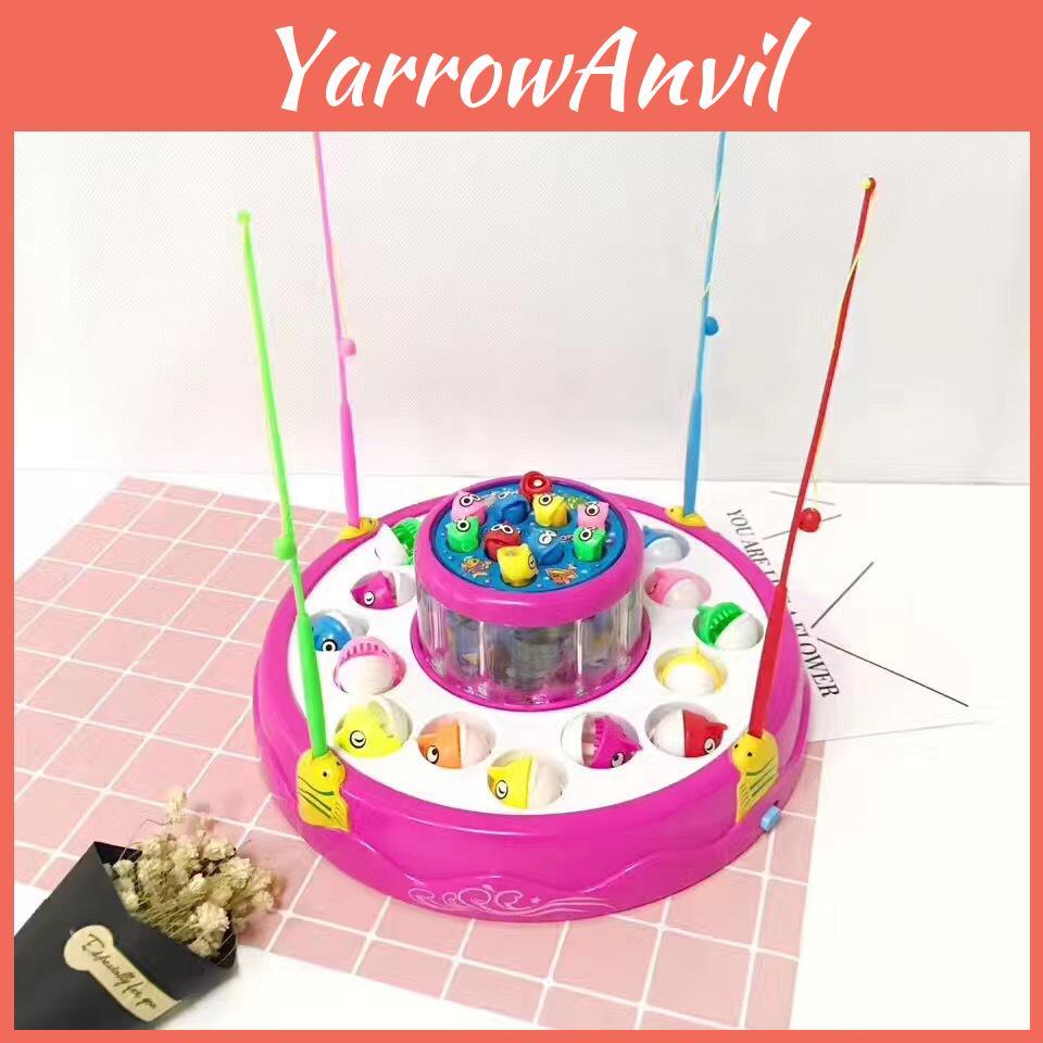 Magnetic Puzzle Fishing Toy Children Sound Effects Rechargeable Early Doll Gift