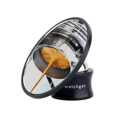 Coffee Brewing Mirror Espresso Shot Mirror 360 Degree Rotation Coffee Flow Observation Reflector Magnetic Detachable Coffee Brewing