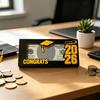 2026 Graduation Money Holder Wooden Cash Gift Holder Class of 2026 Money Card Envelope Box for High School College University Senior Graduates