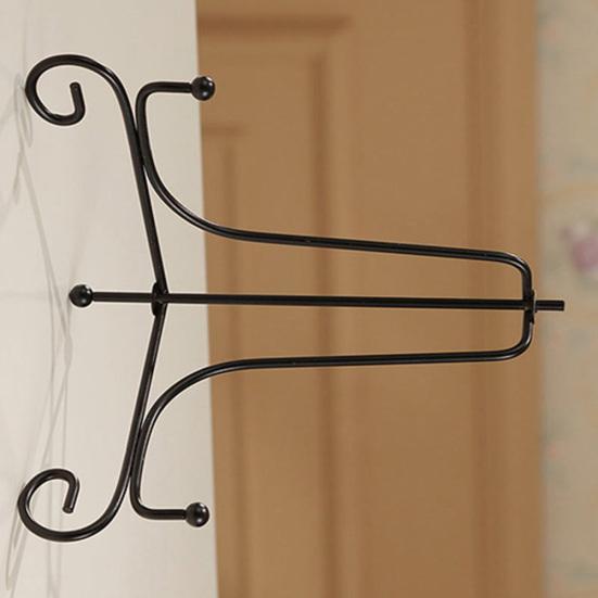Plate Holder Retro Style Decorative Iron All-Purpose Bowl Plate Photo Picture Frame Rack for Home