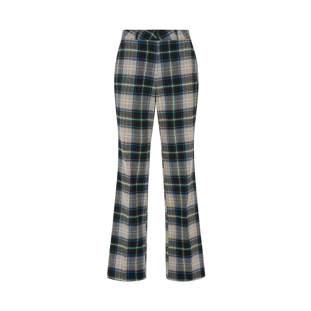 TRIPSHOP Wide Checkered Pants