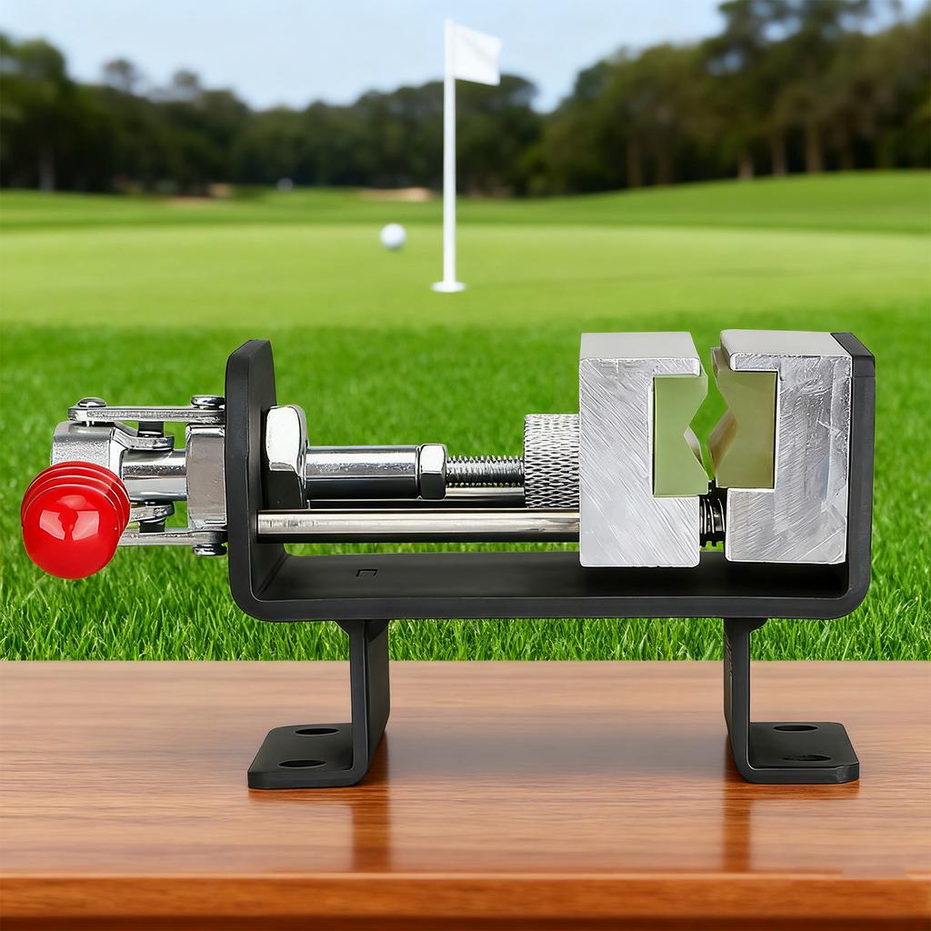 Golf Club Regrip Vise Golf Grip Replacement Tool Golf Club Shaft Clamp Golf Club Regripping Kit for Home Workshop