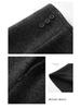 Minigonna Nera con Paillettes da Donna 2025 - Flanella di Lana Slimming High-End a Portafoglio Bodycon per Autunno/Inverno