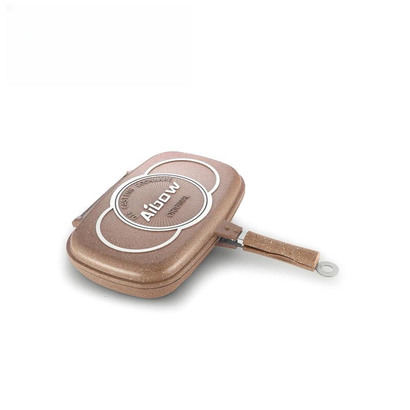 Marble Coated Double-sided Griddle Pan