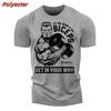 3D Printed Double Weightlifting T-shirt Men's Sports Fitness Pattern T-shirt