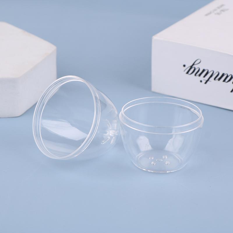 Makeup Powder Puff Empty Egg-Shaped Frame Transparent Puff Make Up Organizer Holder Beauty Cosmetic Sponge Storage Box