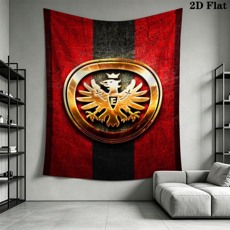 Eintracht Frankfurt Wall Tapestry Aesthetic Wall Hanging Printed Fabric Blanket Decorative Tapestries for Bedroom Living Room Home Decor