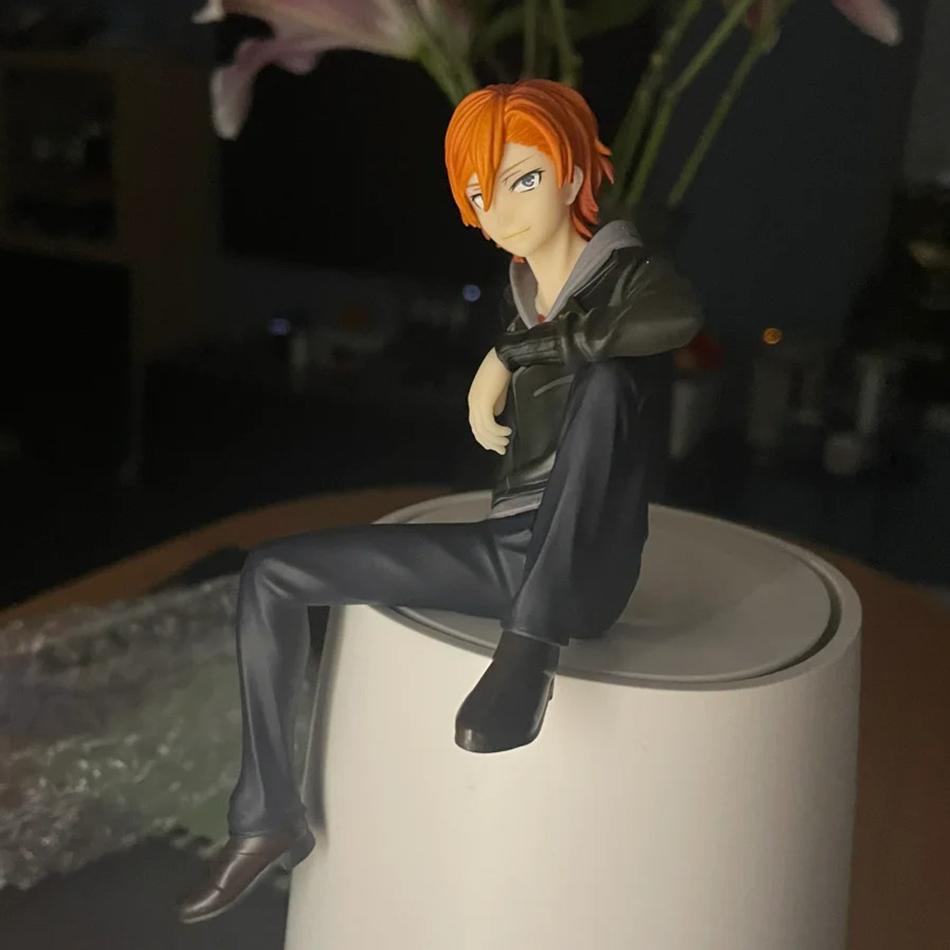 New Bungo Stray Dogs Dazai Osamu Figurine Nakahara Chuuya Action Figures PVC Model Collection Noodle Stopper Birthday Gifts