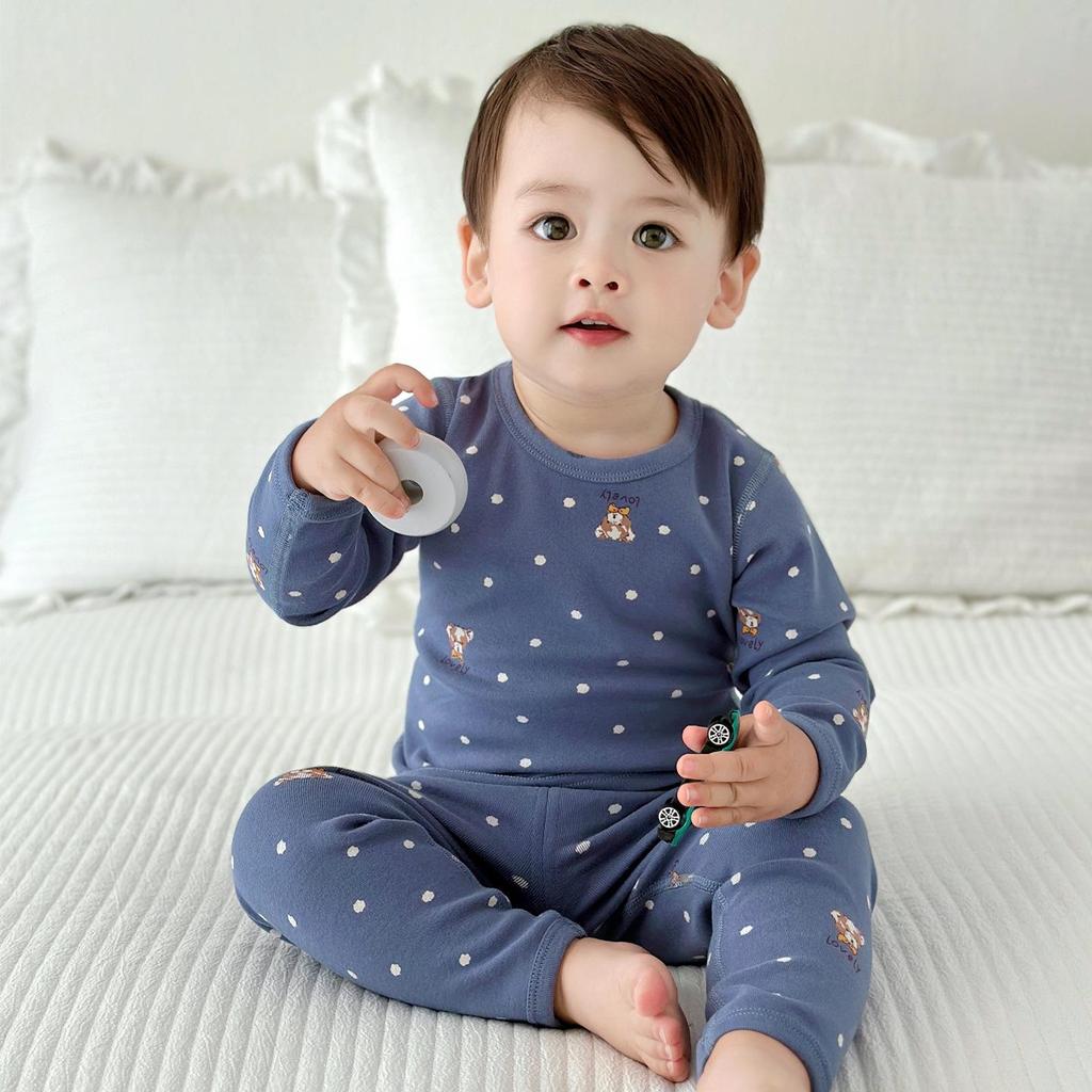 25 New Autumn/Winter Baby High Waist Cotton Underwear Set - Protect Belly Slim Fit Homewear Pants