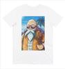 T-shirt Estiva Anime Dragon Ball Maestro Muten Uomo Donna Casual Harajuku Sportiva Larga Comoda Fitness Manica Corta Top Y2k