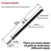 Versatile 250mm Curve Saw Blade: Coarse & Fine Teeth for Wood, Plastic, and Metal Cutting