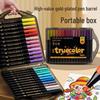 True Color Stackable Soft Tip Acrylic Marker – Non-Bleeding, Washable, Watercolor Pen for Art & Graffiti.