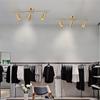 Modern Gold Multi-Head Spotlight Wall Lamp for Bars, Restaurants, and Cloakrooms