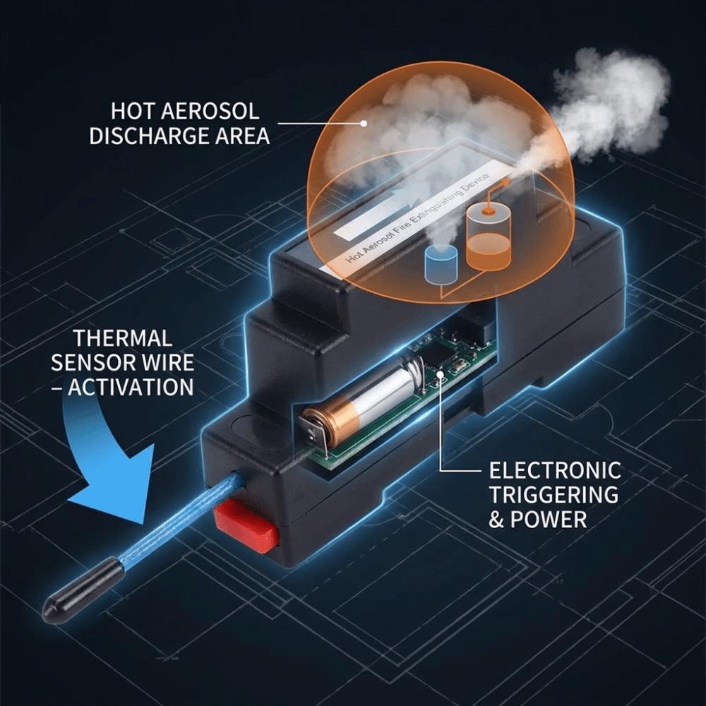 Vibration Resistant Flame Retardant Device Dual Line Retardant Device Engine Compartment