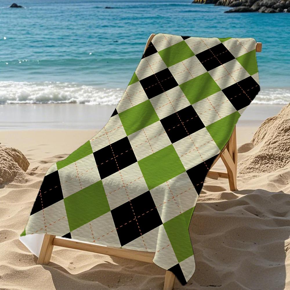 Asciugamano Tartan Qualità Hotel Cinque Stelle Ecologico Ultra Morbido Spesso Asciugamani & Teli da Spiaggia