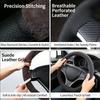 Custom Suede Leather Car Steering Wheel Cover For Nissan Almera (N16) X-Trail (T30) Primera (P12)Terrano 2 Pathfinder Paladin