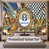 Custom Name Text Tapestry New Holland Personalized Polyester Wall Tapestry For Bedroom And Room