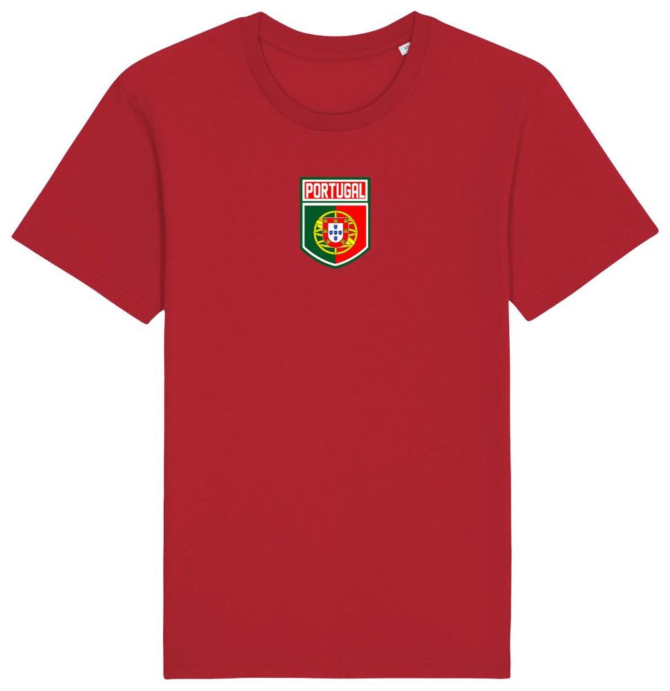 

Portugal Flag Badge T-Shirt 2024, Adults Kids Baby, Football Euro Shipping Gift 3XL