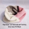 Windproof Infinity Scarf Splicing Color Loop Neck Gaiter Soft Neck Collar  Autumn Winter