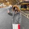 Autumn Winter Thicken Warm Parka Women Casual Sweety Solid Color Big Pocket Loose Hooded Coat Jackets Outwear