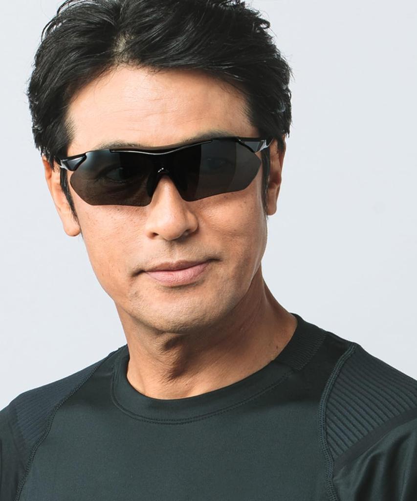 Sports Polarized UV Polarized Smoke Black [Afit] Sunglasses, Men's, Sunglasses, Protection, Lenses, Matte/Black AF-7001HSM-C1