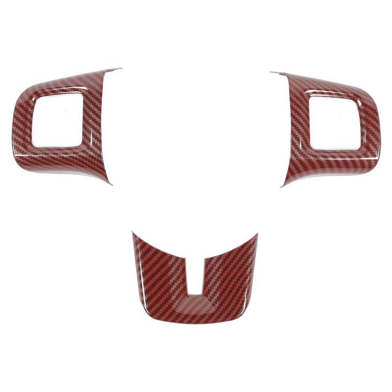 Car Steering Wheel Decoration Cover For Dodge Challenger Charger Durango Dart 2009-2014 Journey 2013-2022 Interior