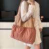 Faltbare Tasche Große Kapazität Faltbare Umhängetasche mit Reißverschluss und Innentasche Design Pendler-Tragetasche für den täglichen Gebrauch