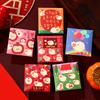 6Pcs Traditional Chinese New Year Red Envelope Paper Cartoon Money Envelope  For Chinese New Year