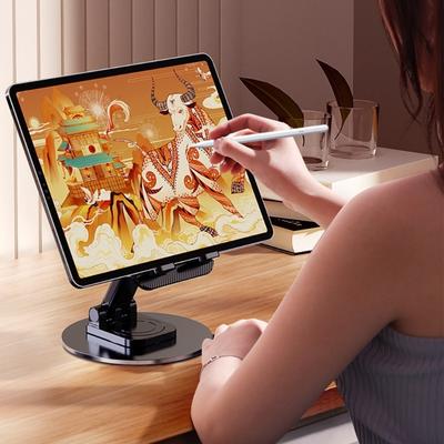 Suport de masă pentru telefon Unghi Înălțime Reglabile Rotativ Suport pentru telefon mobil Suport pentru tabletă de birou Pliabil pentru Video