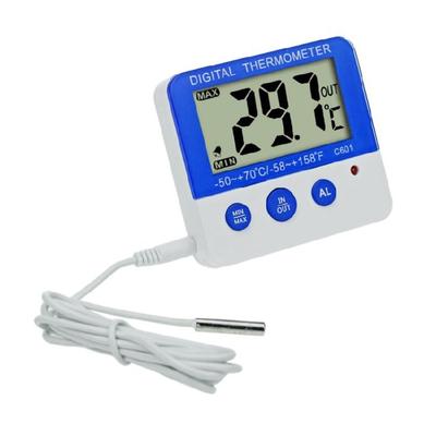 Digitales Kühlschrankthermometer mit Sonde Digitales Kühlschrankthermometer LCD