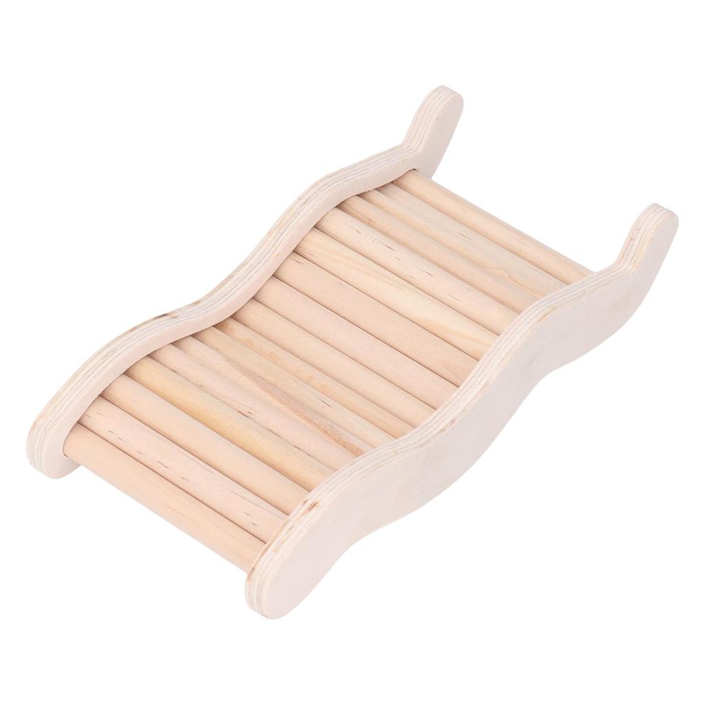 Dřevěný žebřík pro křečky, snadná instalace, interaktivní snižování úzkosti