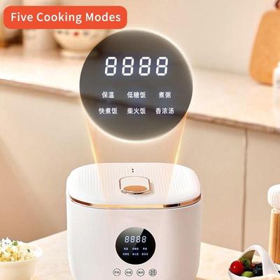 Máquina Multifuncional de Cozinhar Arroz de Baixo Açúcar de Grande Capacidade 3L Cozinha Panela de Arroz Elétrica a Vapor Antiaderente