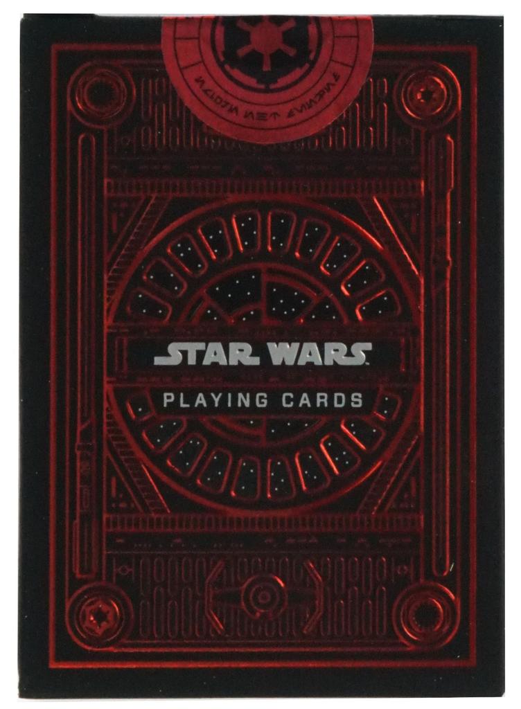 BICYCLE STAR WARS DARK SIDE LIGHT SPECIAL EDITION SILVER RED playing cards 1 DECK