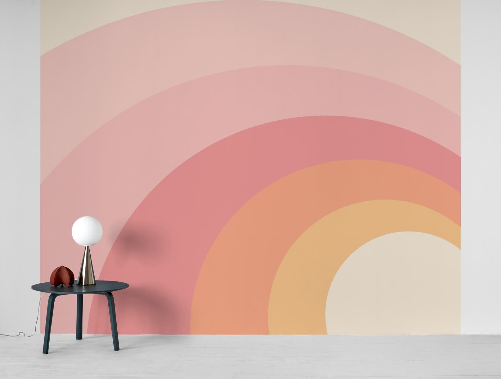 Гобелен с круглым узором и принтом в современном стиле — фото 15