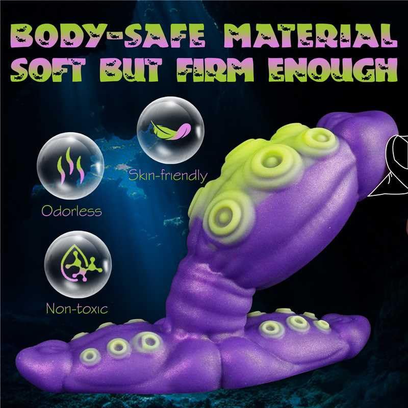 Alien Anal Plug Wearable Octopus Anal Plug SM Sex Fake Penis Harem Development For Beginners Anal Expansion
