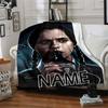 Customizable Addams Family Wednesday4 Throw Blanket – Personalized Name, All-Season Cozy Snug Blanket, Machine Washable, Personalized Blanket