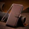 Cards Solt Wallet Leather Case For Samsung S25 Ultra S24 Plus S23 FE S22 A16 A26 A36 A56 A55 A35 A15 Flip Hand Strap Bag Cover