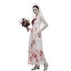 Halloween Ghost Bride Costume Dress Polyester Spandex For Cosplay Party Stage Performance