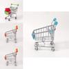 Children Small Metal Shopping Basket With Interactive Features For Role Play