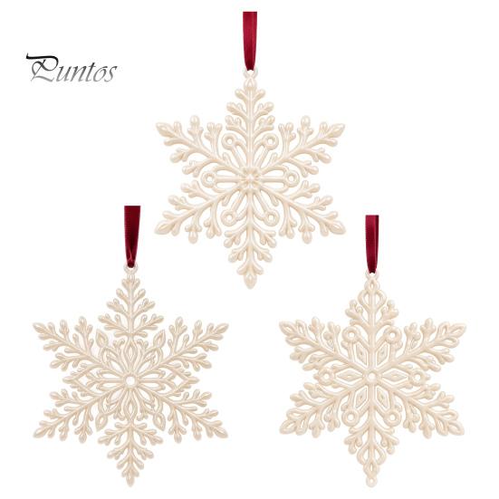 Portable Seasonal Ornament Christmas Snowflake Hanging Ornament, Decorative Xmas Tree Pendant, Shatterproof Decoration for Durable Festive Keepsake