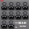 JCD 5/10pcs 652F PCB Panel Mount Female Connector DIN5 DIN 5-Pin Jack DS-5-01 MIDI