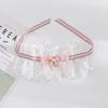 Pet Lace Pearl Collar: Plush Cat Necklace & Cute Dog Saliva Towel