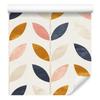 Painted Leaves Wallpaper In Retro Style for Living Room and Bedroom 50x1000