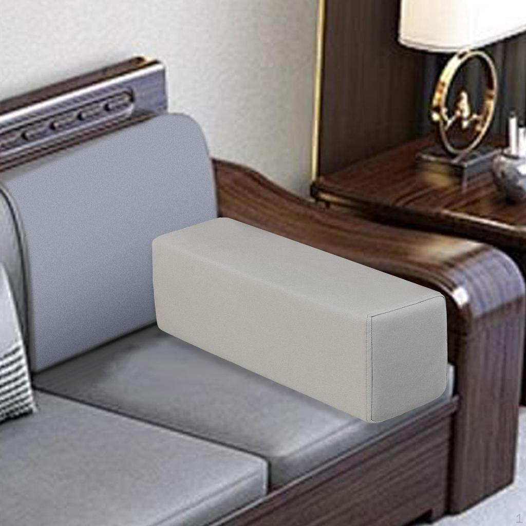 Couch Armrest Pillow for Elbow Support and Foam Cushioning