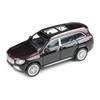 JADI Mercedes-Maybach GLS Obsidian Black/Rubellite Red Vänsterstyrd 1/64 skala modell PA55304