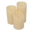 LED Flickering Flameless Candles with Remote Realistic Battery Operated Electronic Flickering LED Pillar Candles for Home Decor 7.5cm