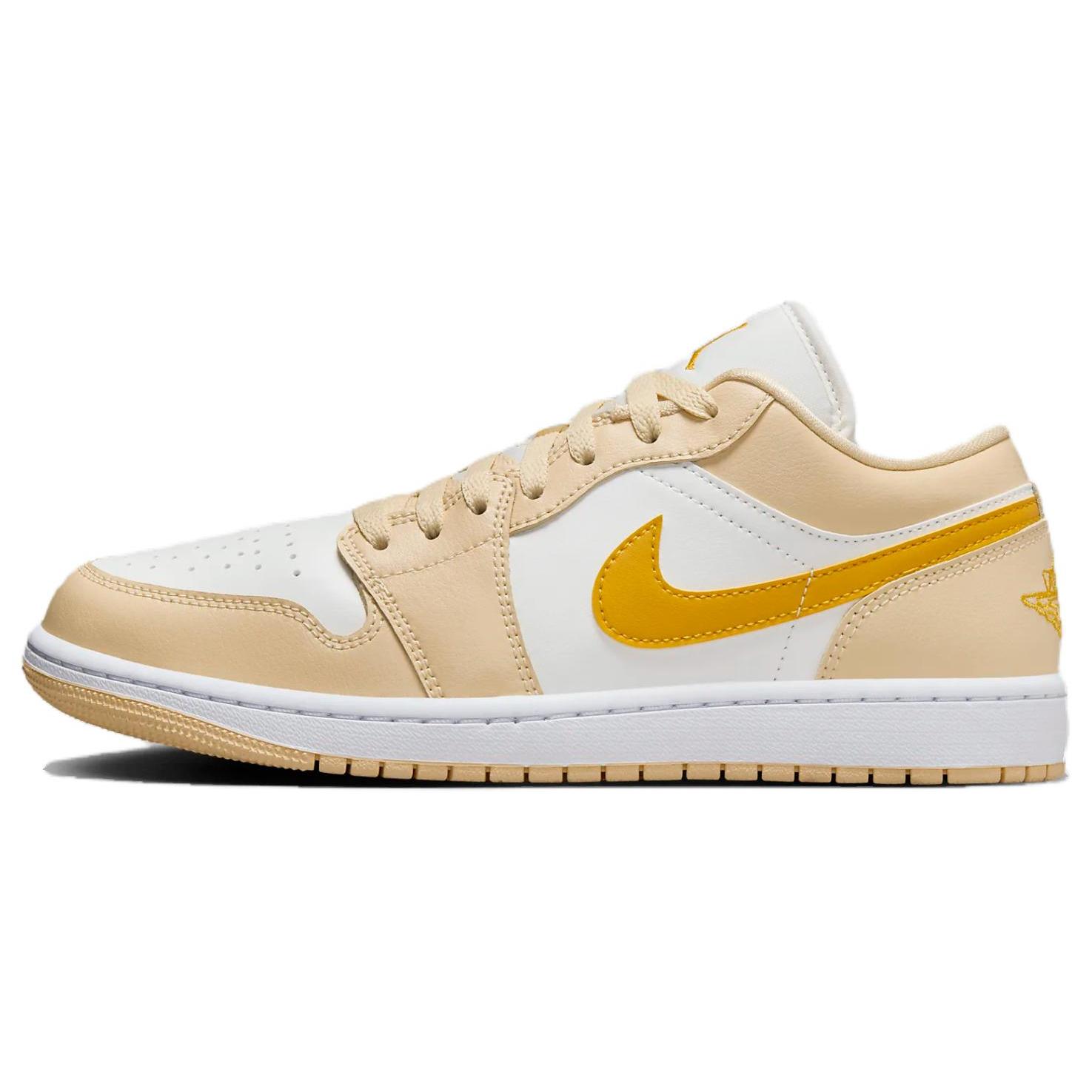 

Кроссовки Jordan 1 Low Парусник Желтая охра (Женский)(DC0774-170) 40