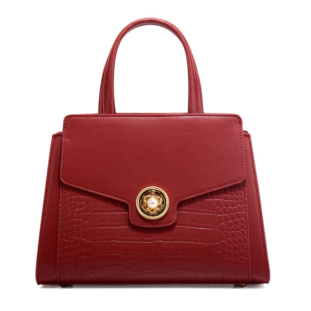 Red wedding bag for women 2024 new fashion elegant mother bag crossbody bag for middle-aged ladies mother-in-law handbag